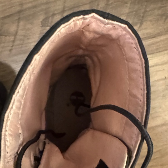 Timberland Women's Black and Pink Combat Boots - Picture 7 of 8